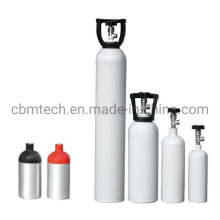 Small White/Green/Yellow/Pink/Blue Cbmtech Aluminum Gas Cylinders